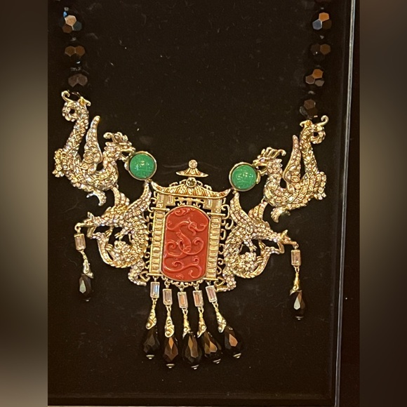 Heidi Daus Collective Wisdom Necklace and Earrings - Picture 2 of 5